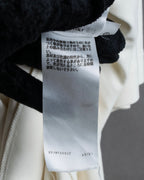 "JIL SANDER" Asymmetrical tuck gather detail long dress