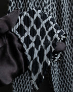 "ISSEY MIYAKE White label"
 Tailcoat design sleeveless dress