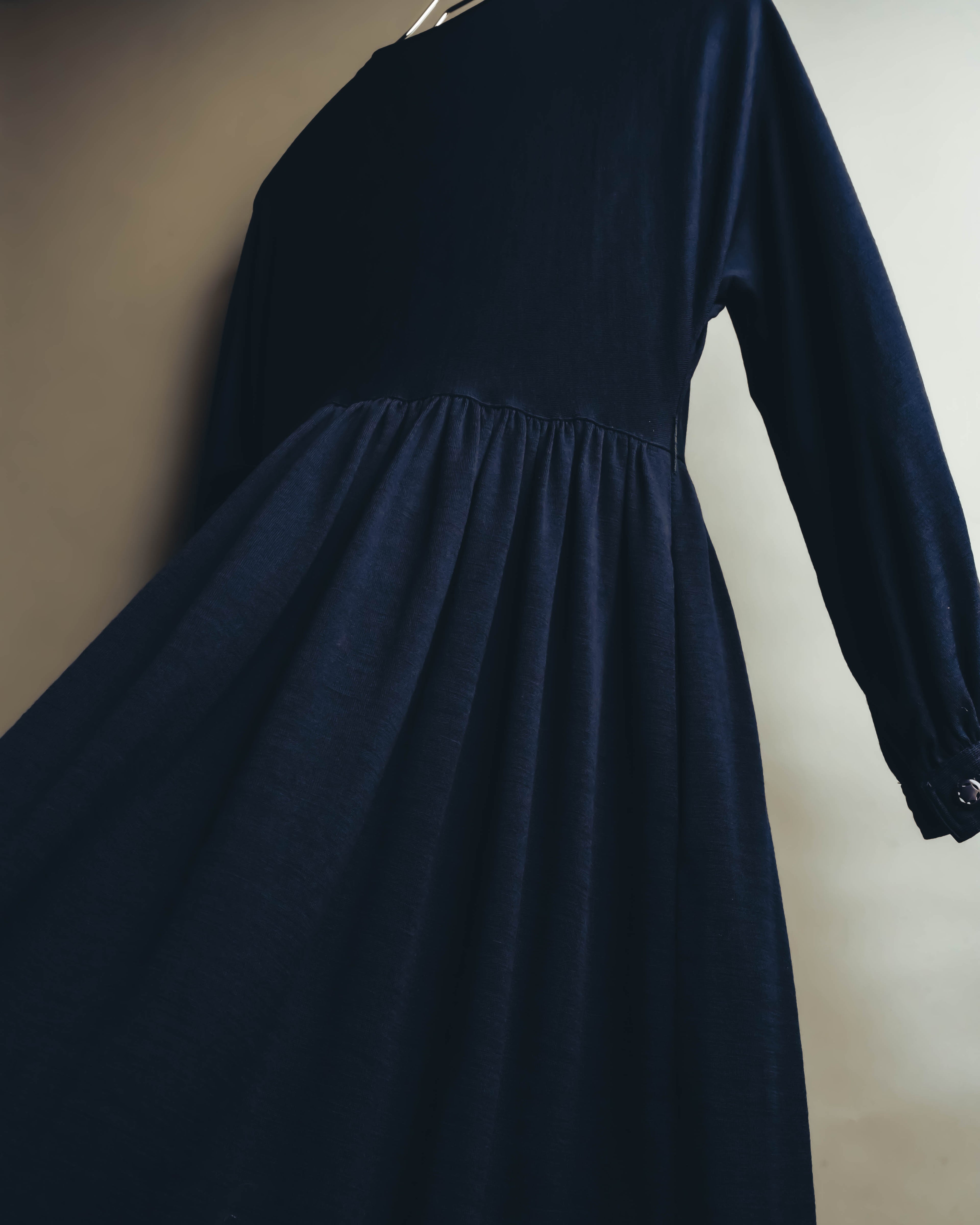 -SPECIAL- “COMME des GARÇONS” 90’s Long gathered waist button front dress