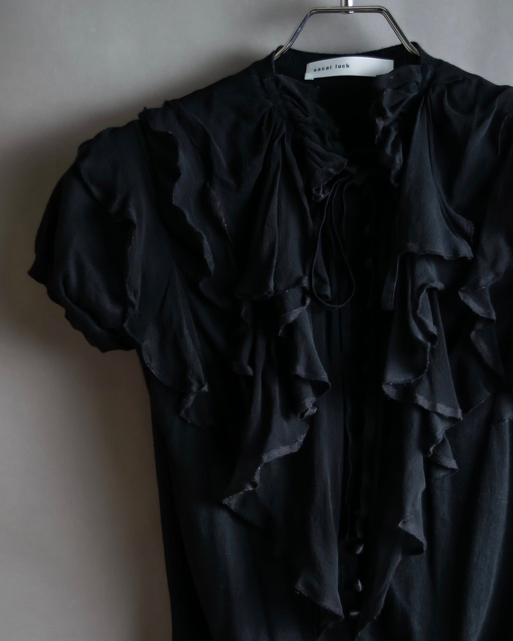 "sacai luck" Layered tulle tunic tops