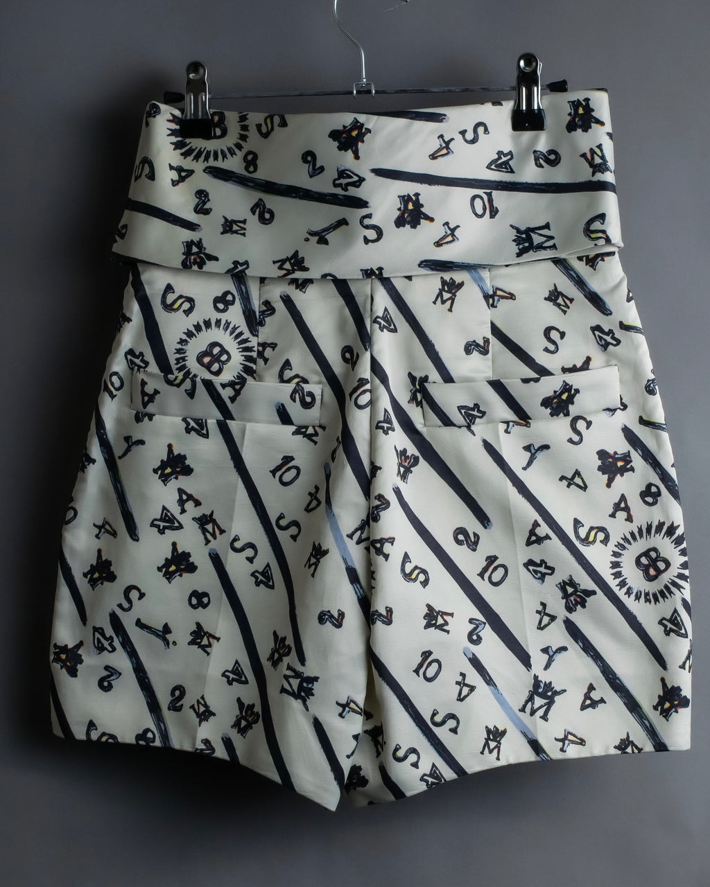 “BALENCIAGA” Number pattern designed shorts