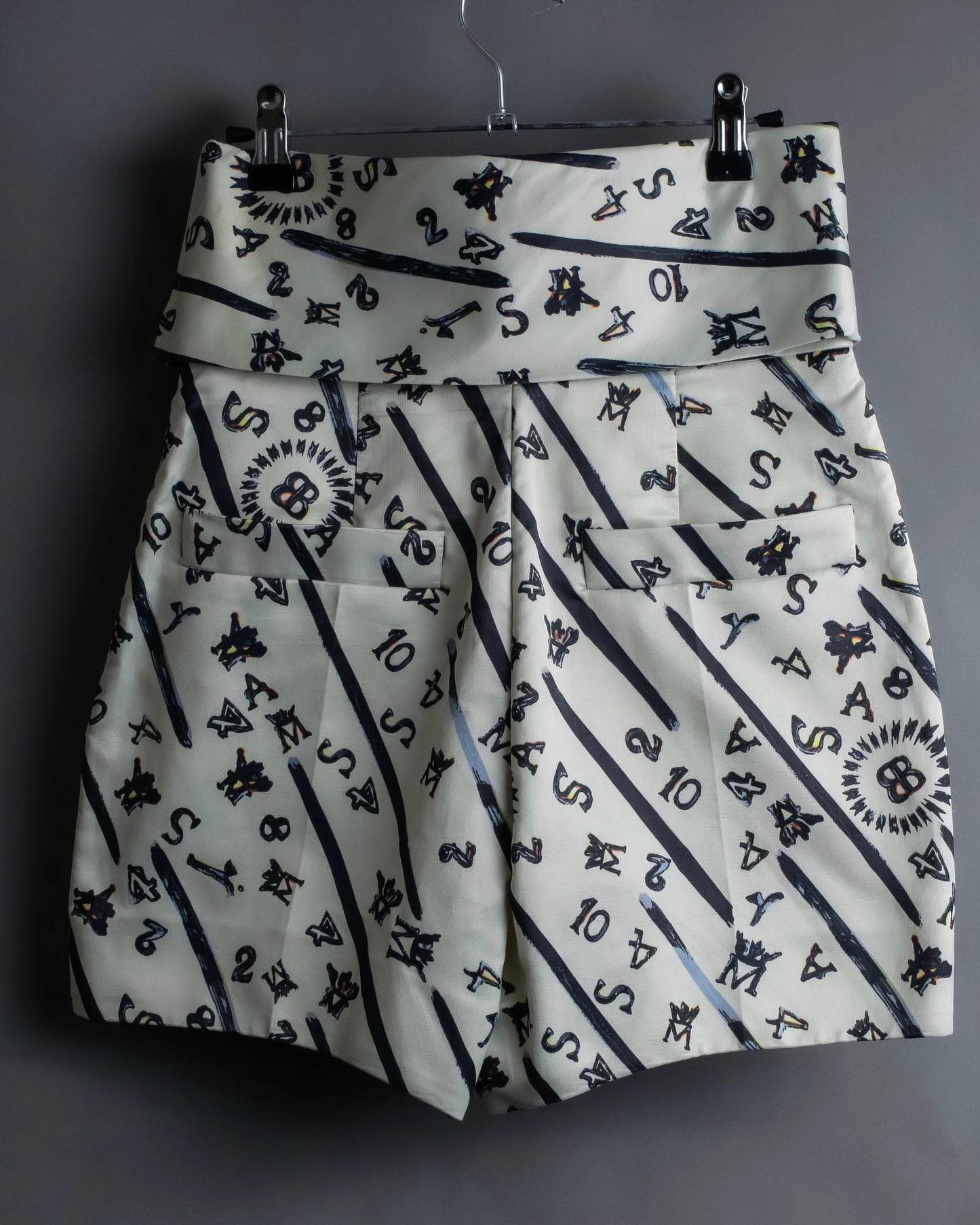 “BALENCIAGA” Nunber pattern designed shorts