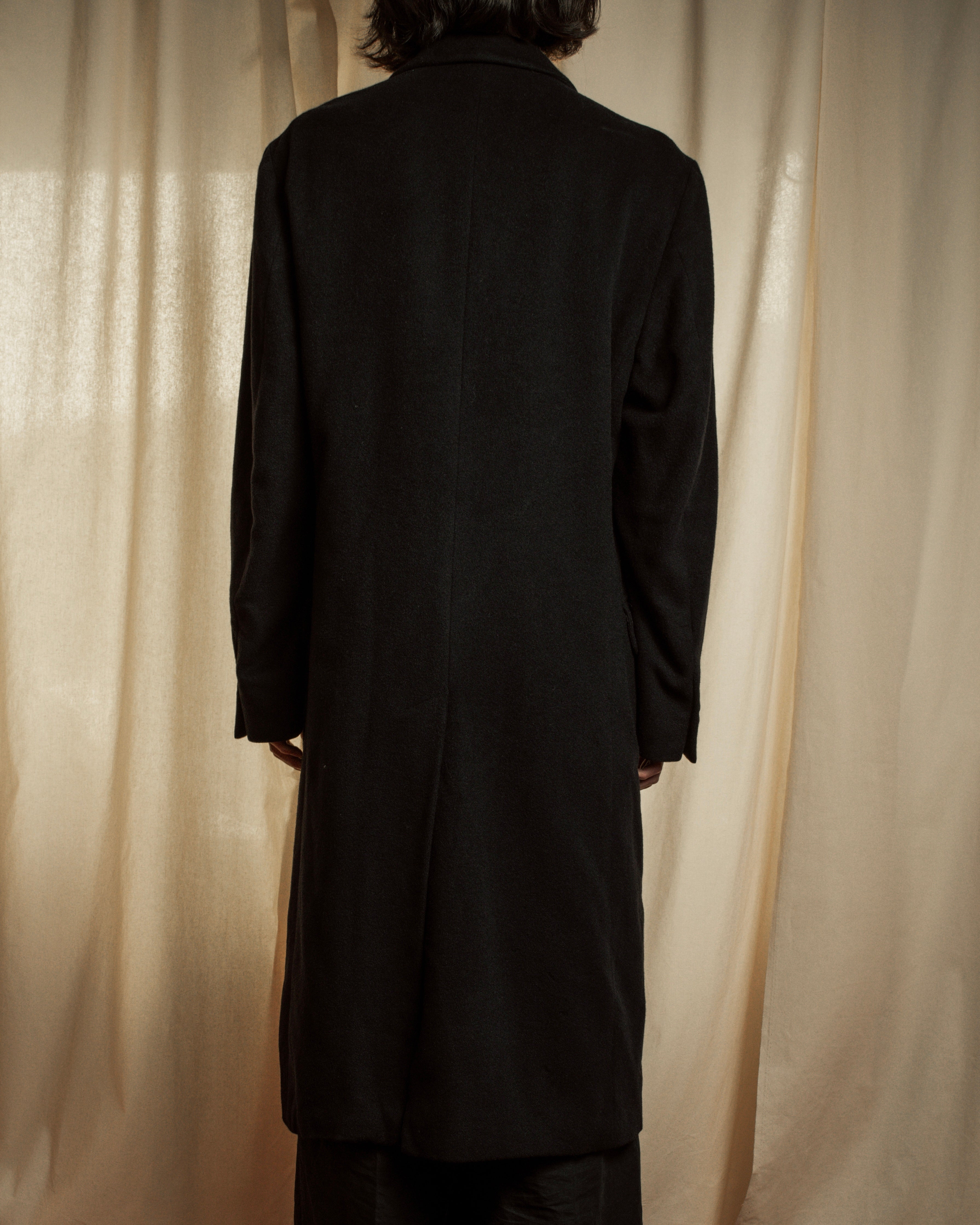 "FENDI" 80's-90's Classic cashmere long chester coat