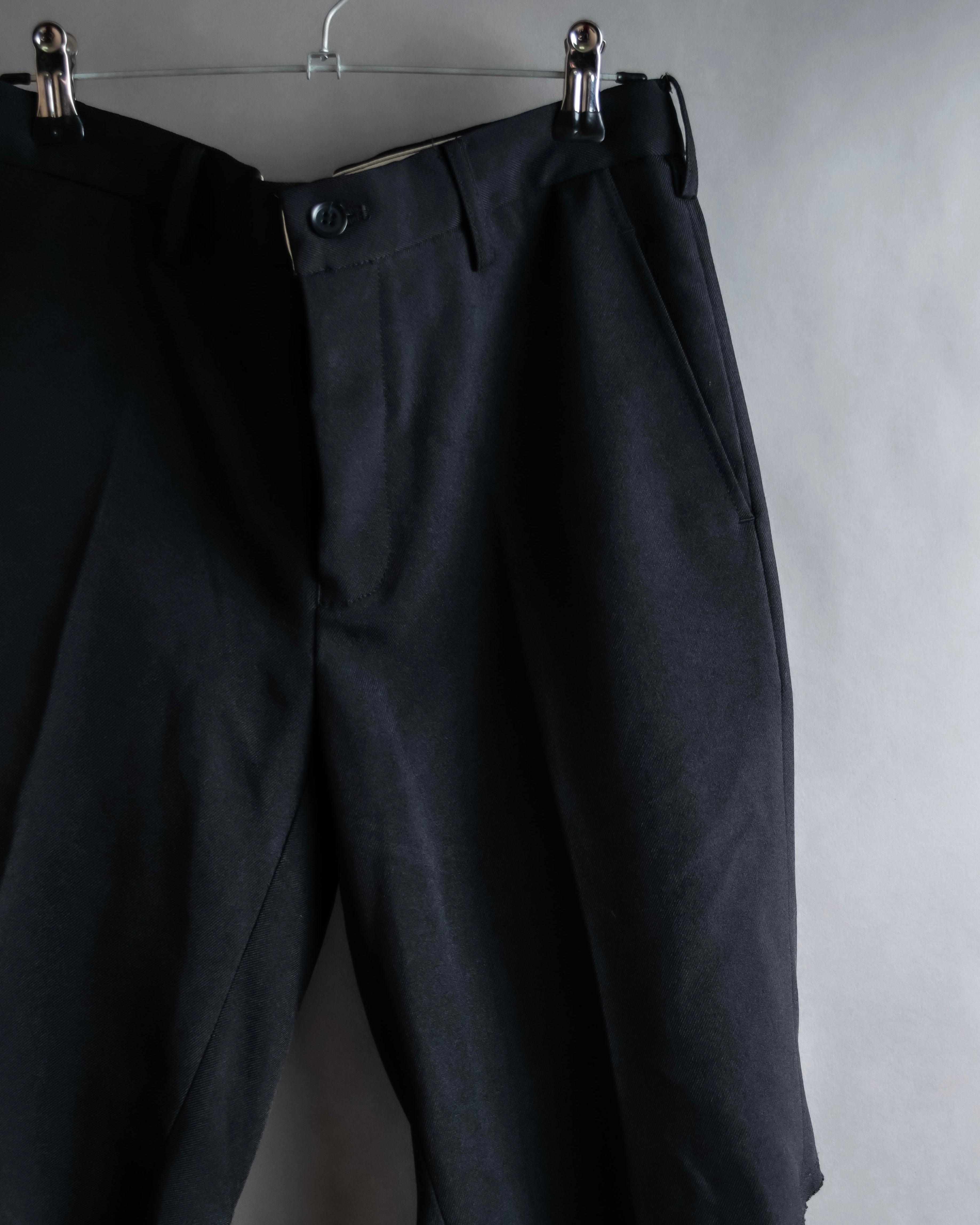 "COMME des GARCONS HOMME PLUS" 19SS Cut-off design slacks