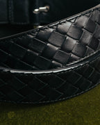 "BOTTEGA VENETA" 00's-10's Intrecciato leather belt