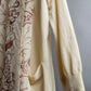 "HERMES" Gaultier period scarf docking design silk cardigan