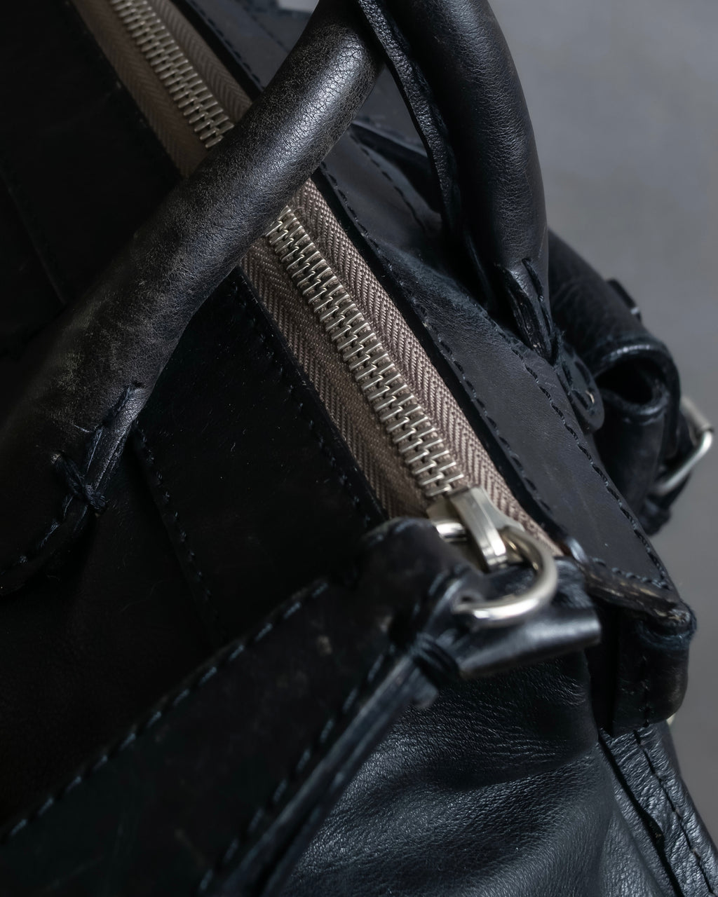 "Chloe" Out pocket detail leather Edith bag