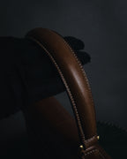 "Salvatore Ferragamo" 90’s structured top-handle leather bag