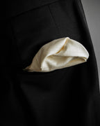 "CHRISTIAN DIOR MONSIEUR" Classical tailored Zegna base satin tuxedo set up