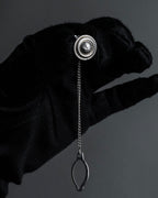 "BURBERRYS" Equestrian Knight engraved silver cufflinks