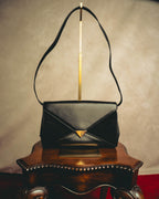 "CELINE" 80's-90's Geometric envelope shoulder bag