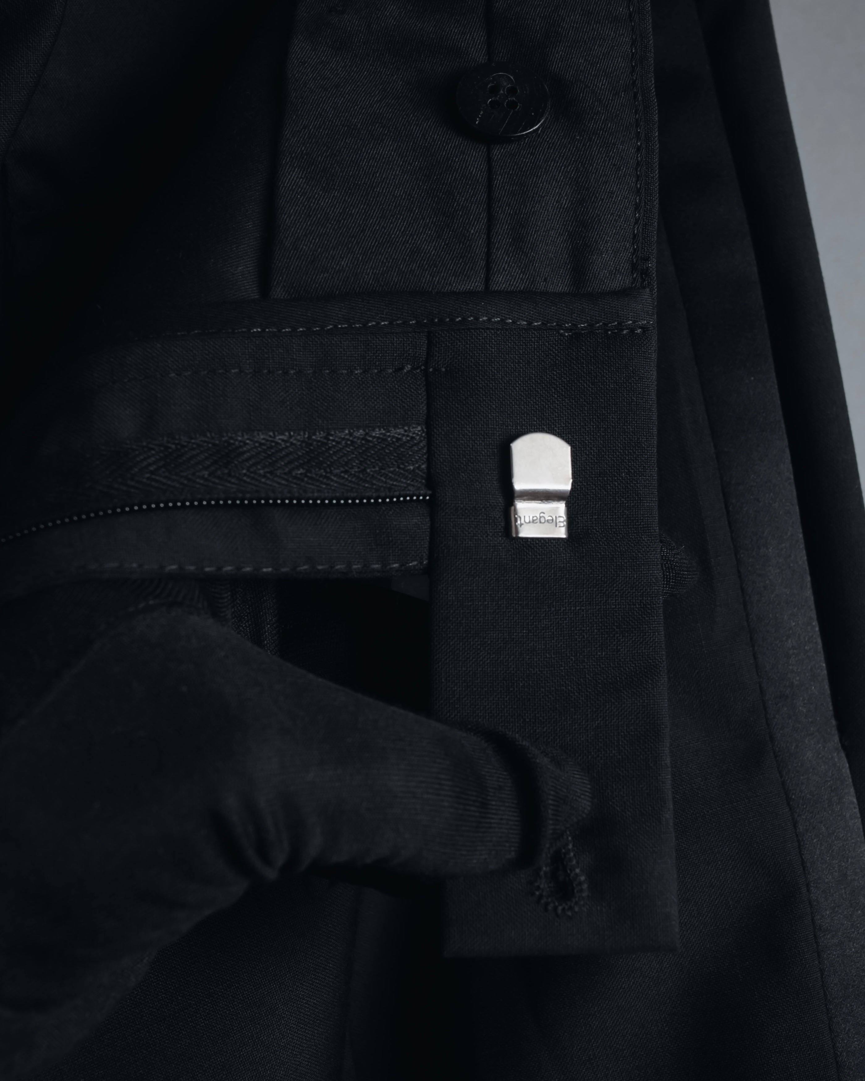 "Dior Homme" Chris Van Assche design satin lapel tuxedo set up