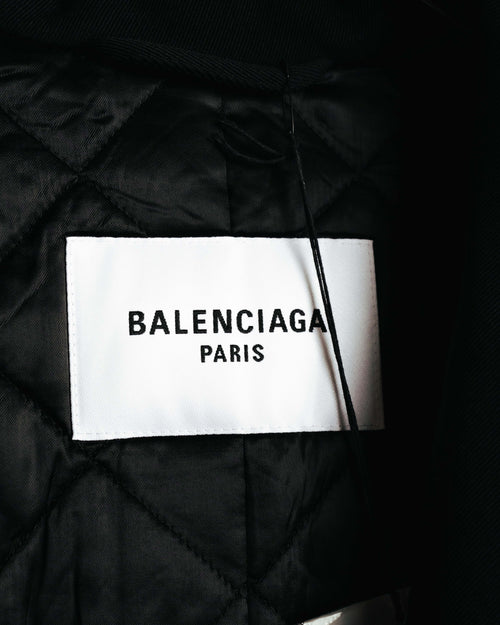 "BALENCIAGA" 2022 Distressed hooded long coat