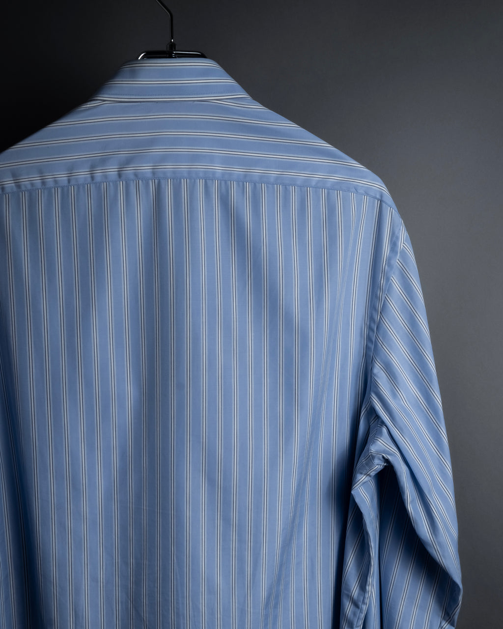 "GUCCI" Michele period brand code embroidered striped shirt