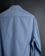 "GUCCI" Michele period brand code embroidered striped shirt