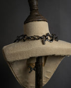 "YVES SAINT LAURENT" Sculptural link chain necklace