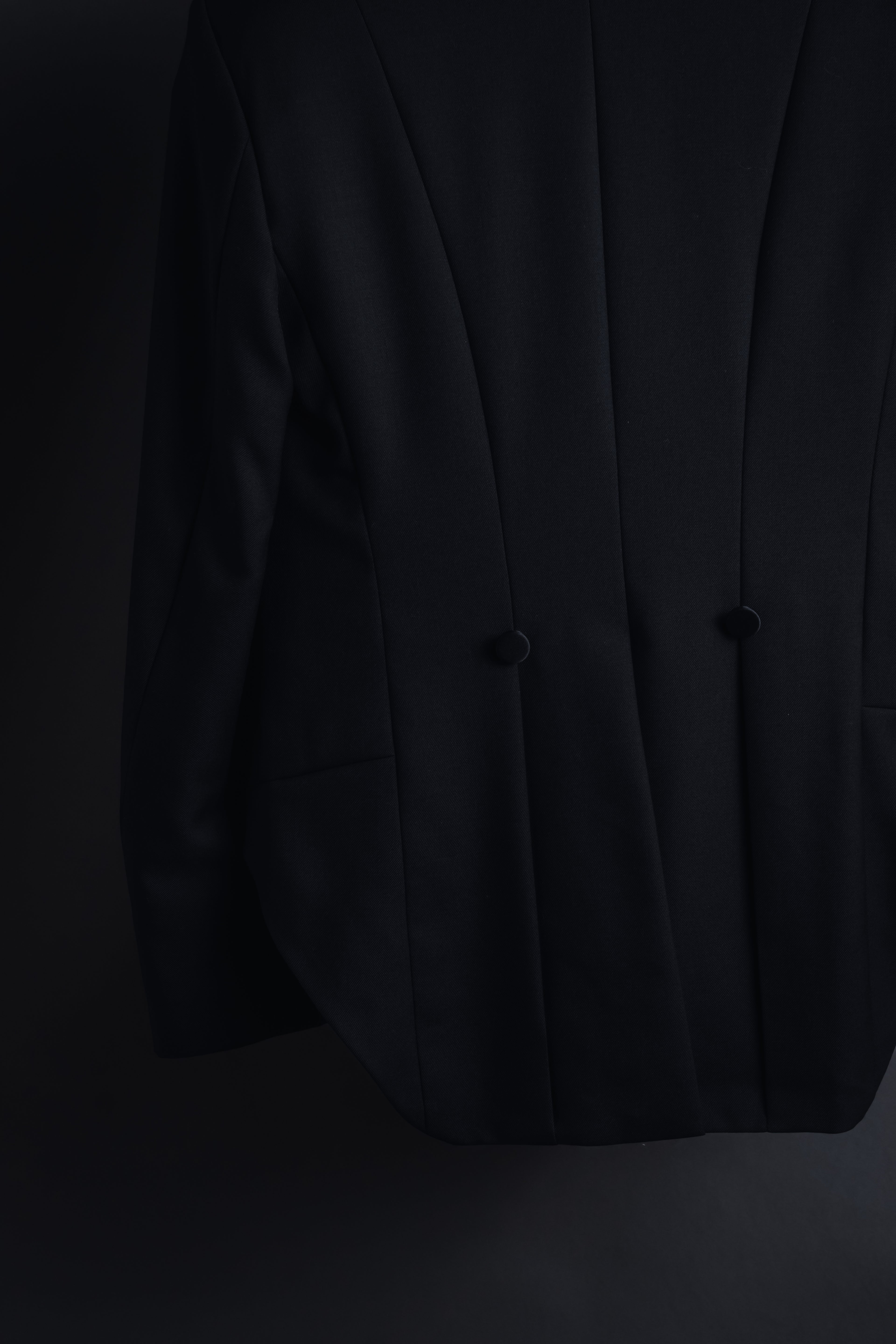 "Saint Laurent Paris" Modern tailcoat design jacket