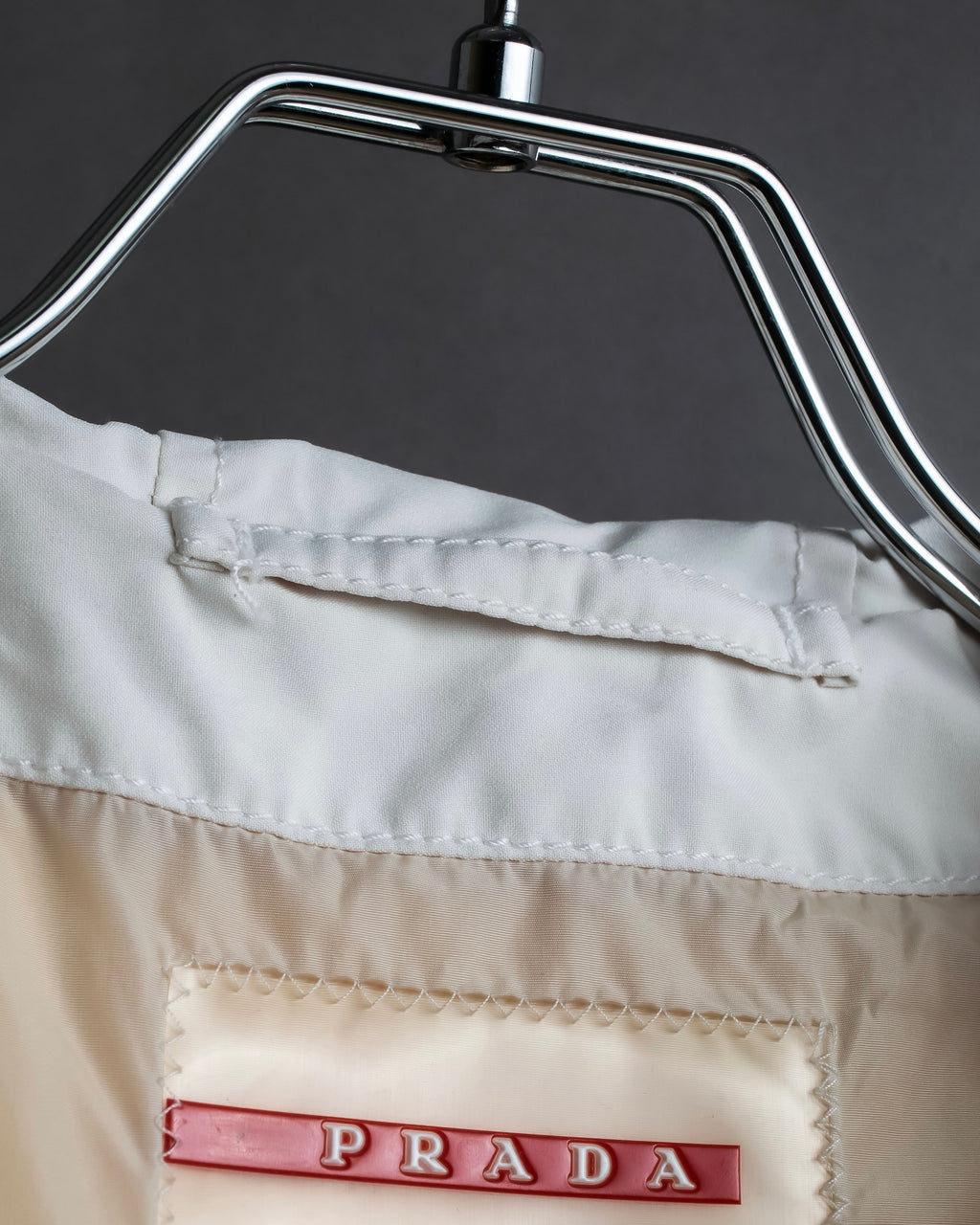 "PRADA SPORT" Double zipper hooded jacket