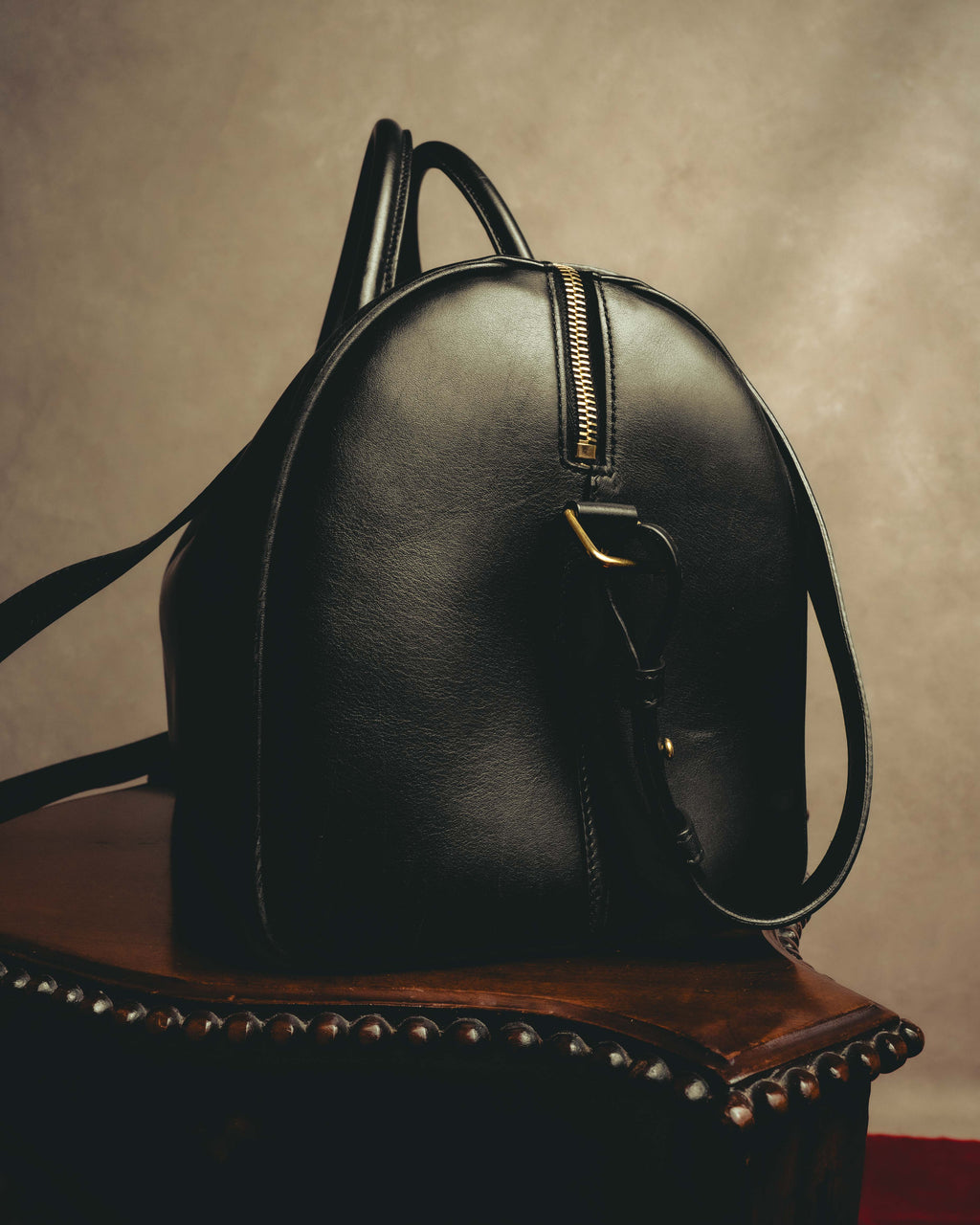 -SPECIAL- “Saint Laurent” 2012-2016 Classic Duffle 12 smooth calfskin bag