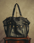 "Yves Saint Laurent" 00's-10's Slouchy leather downtown tote bag