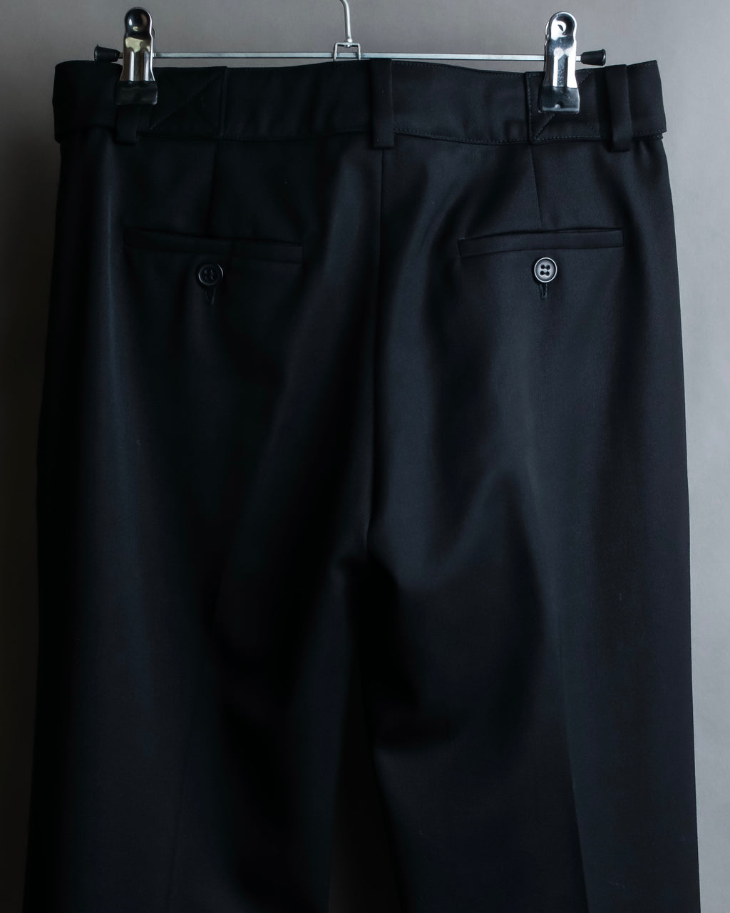 "Chloe" Oversized wool matte black set up