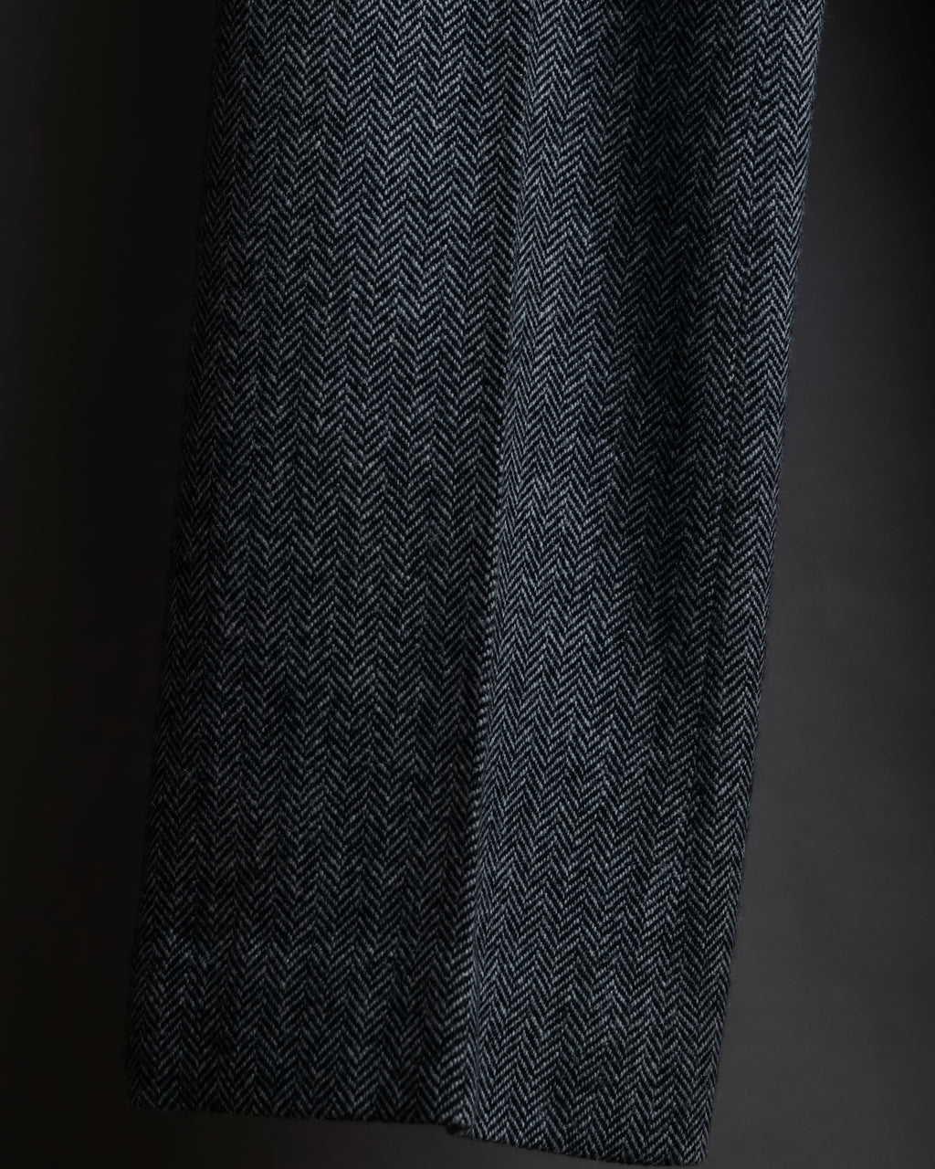 "Weekend Max Mara" Notch lapel tailored jacket & semi flared slacks herringbone set up