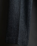 "Weekend Max Mara" Notch lapel tailored jacket & semi flared slacks herringbone set up