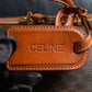 "CELINE" Macadam pattern one handle boston bag