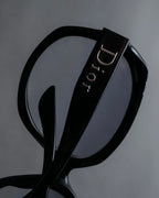 "Christian Dior" Black frame engraved logo sunglasses