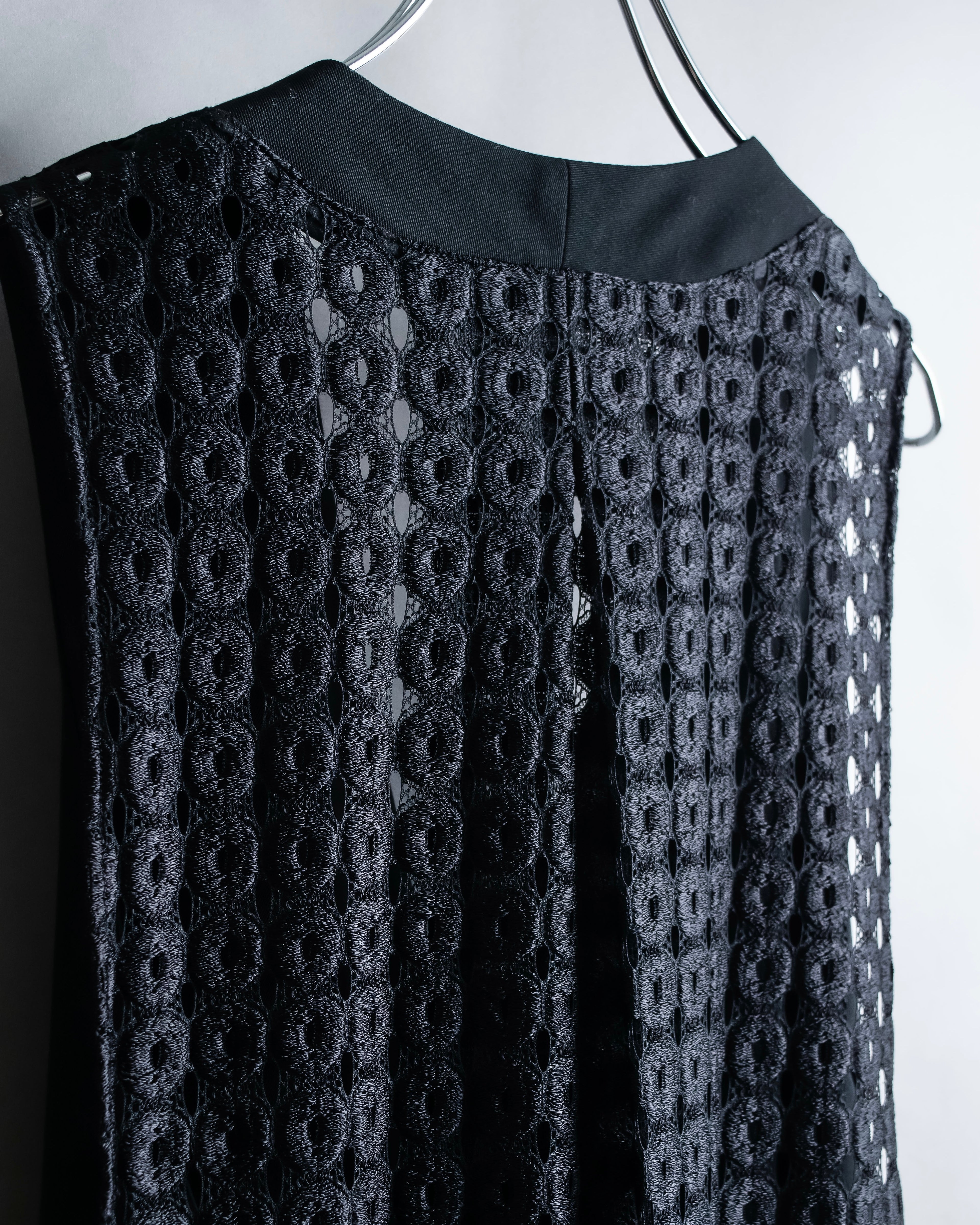 "LIMI feu" Layered embroidered sleeveless dress