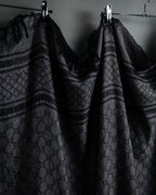 "GUCCI" GG pattern glitter blend woven large stole