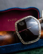 "GUCCI" Glitter design octagonal frame sunglasses