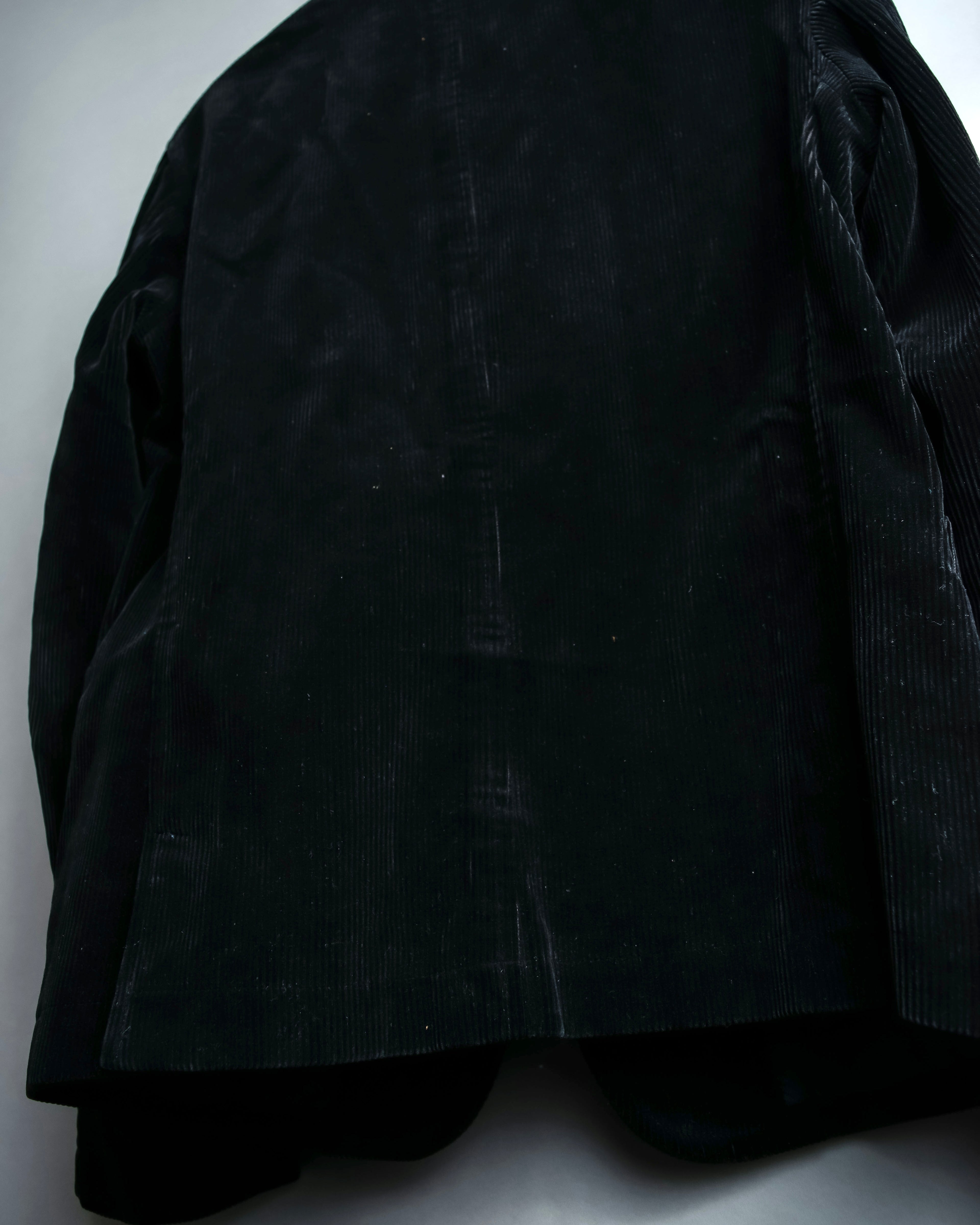 “Y’s for men” beautiful black corduroy single tailored jacket