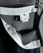 "tricot COMME desGARCONS" Flared silhouette wool cropped skirt