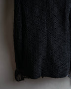 "JEAN-LOUIS SCHERRER" Lace frill design ribbon attached jacket