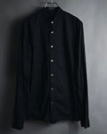 "ANN DEMEULEMEESTER" 01’s-05’s Poetically cut band collar cotton shirt