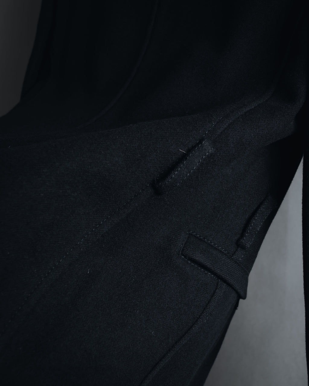 "PRADA" 90’s-00’s Minimal double-breasted wool jacket