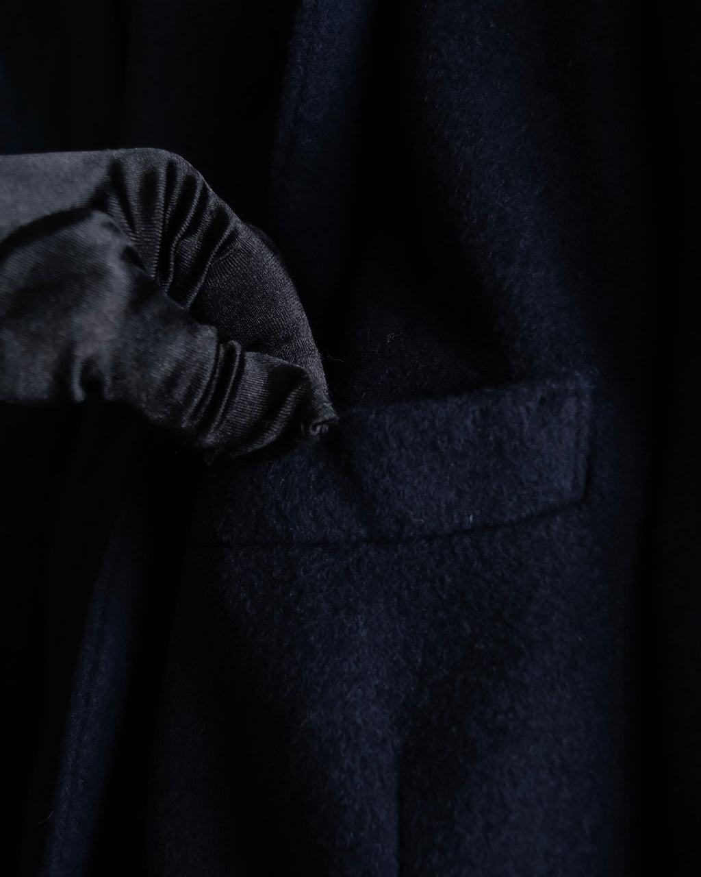 "Polo University Club by Ralph Lauren" Peaked dorapelle double-breasted wool chester coat