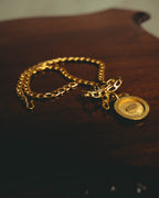 –SPECIAL– "CHANEL" 95AW Jeweled medallion pendant necklace