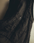 -SPECIAL- "Y's" 21SS Textured sleeveless long vest