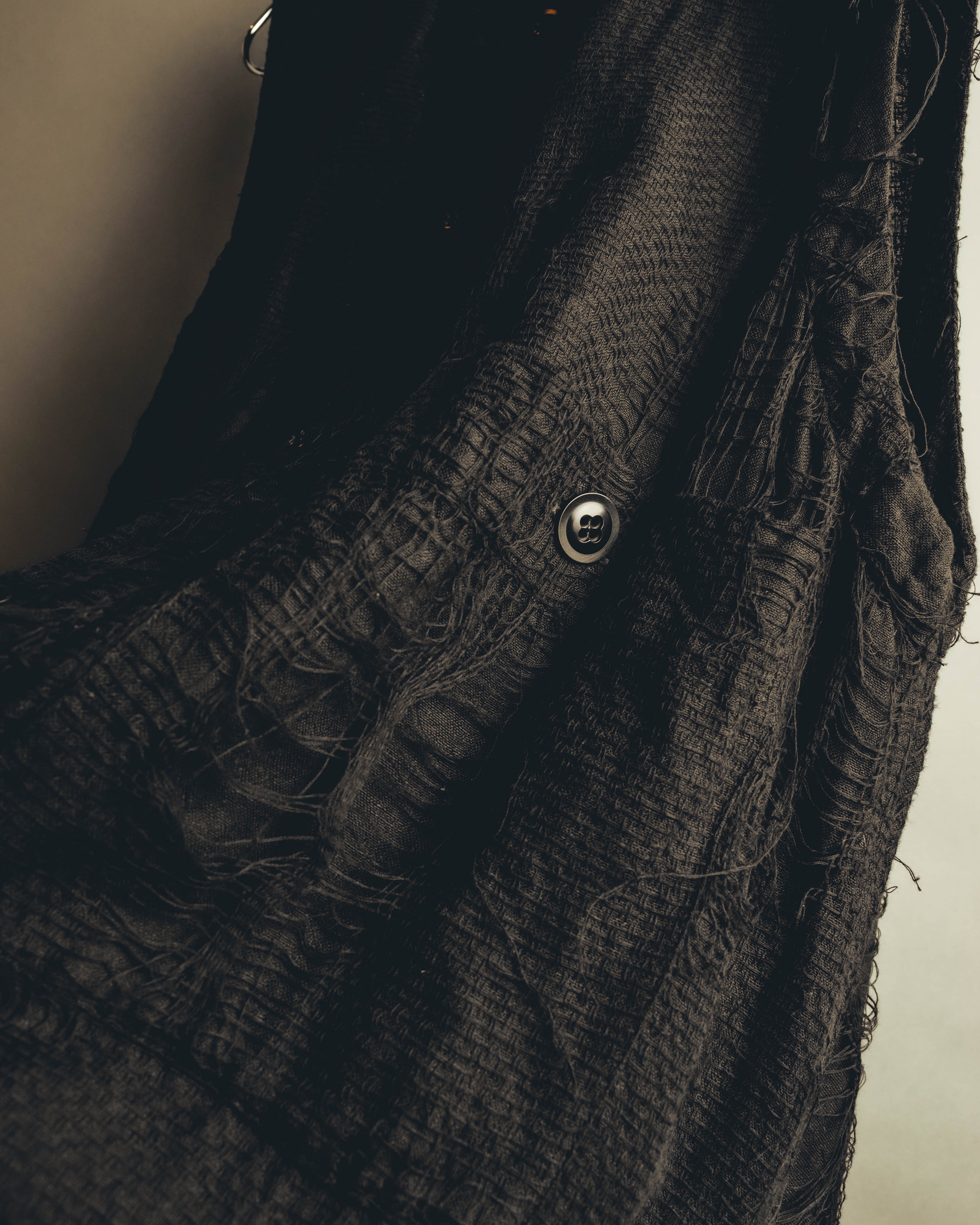 -SPECIAL- "Y's" 21SS Textured sleeveless long vest