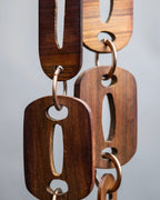 "MARNI" Large tree and chain combination necklace