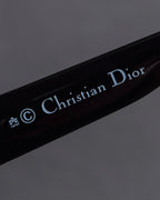 "Christian Dior" Vintage logo hinge oversized sunglasses