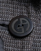 "GIORGIO ARMANI" Drawstring tailored jacket