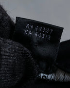 "Y-3" Asymmetrical three-stripes wrap dress