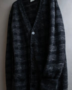 "CHANEL" Sample product hairy material light unevenness cardigan