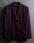 "JEAN PAUL GAULTIER FEMME"
Beautiful purple color shaped wool tailored jacket