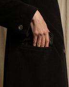 "Max Mara" 90's Asymmetrical front long chester coat