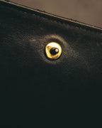 "Yves Saint Laurent" 80's-90's Quilted leather shoulder bag