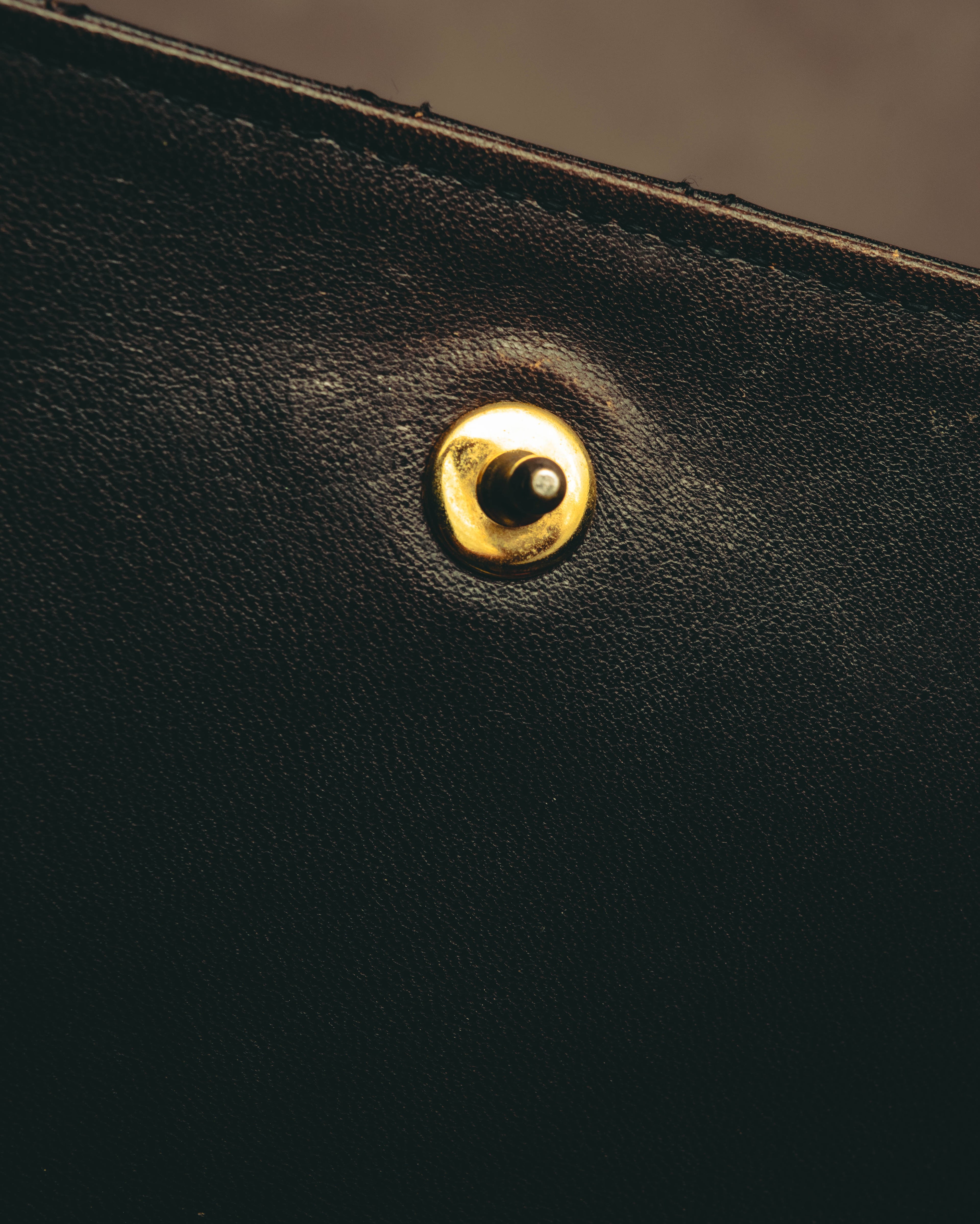 "Yves Saint Laurent" 80's-90's Quilted leather shoulder bag